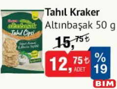 ÜLKER ALTINBAŞAK TAHIL CİPSİ KRAKER 50 G fiyat ve kampanya bilgisi